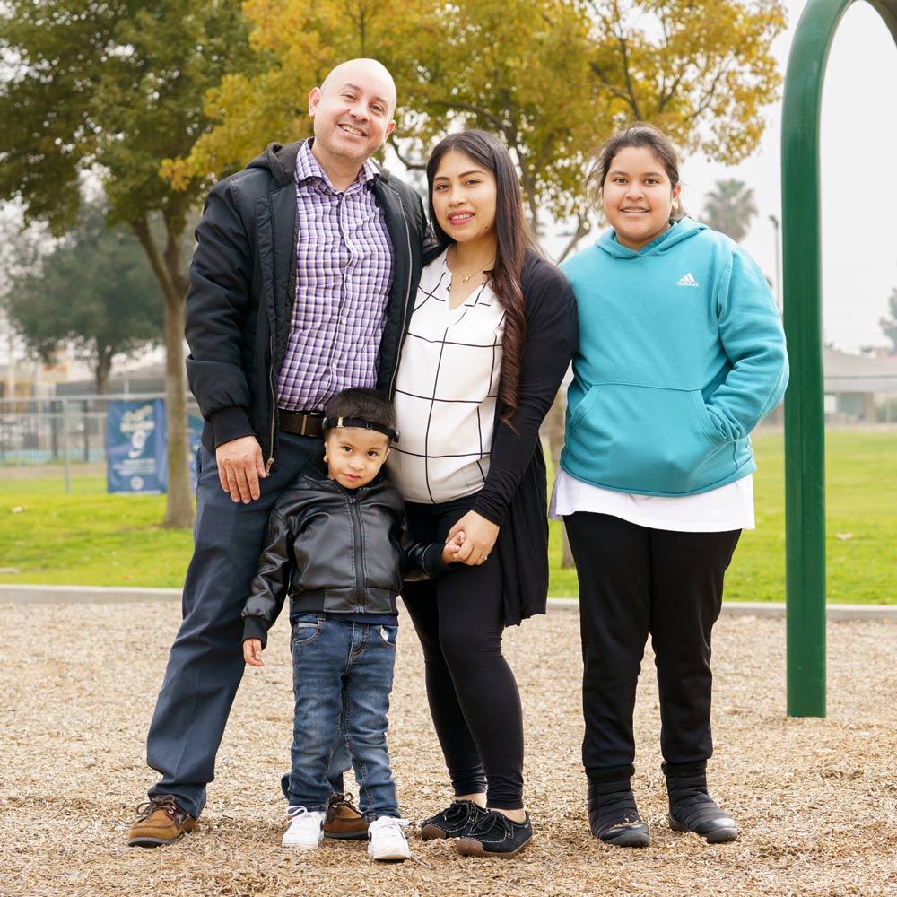 Adrian, Pablo and his family